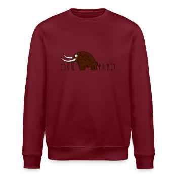 Mammut und Mut - Stanley/Stella Unisex Bio-Sweatshirt ROLLER - Weiß - Vorne - Nik (191cm)