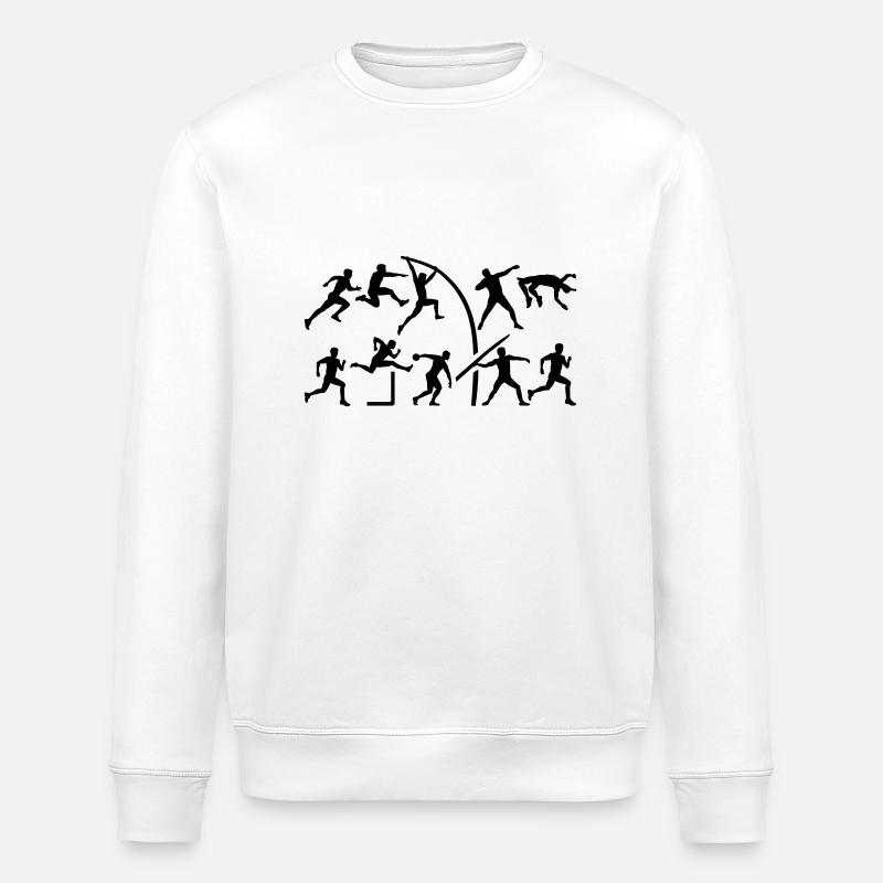 Zehnkampf - Stanley/Stella Unisex Bio-Sweatshirt ROLLER - Weiß