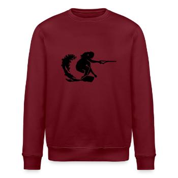 Wakeboard - Stanley/Stella Unisex Bio-Sweatshirt ROLLER - Weiß - Vorne - Nik (191cm)