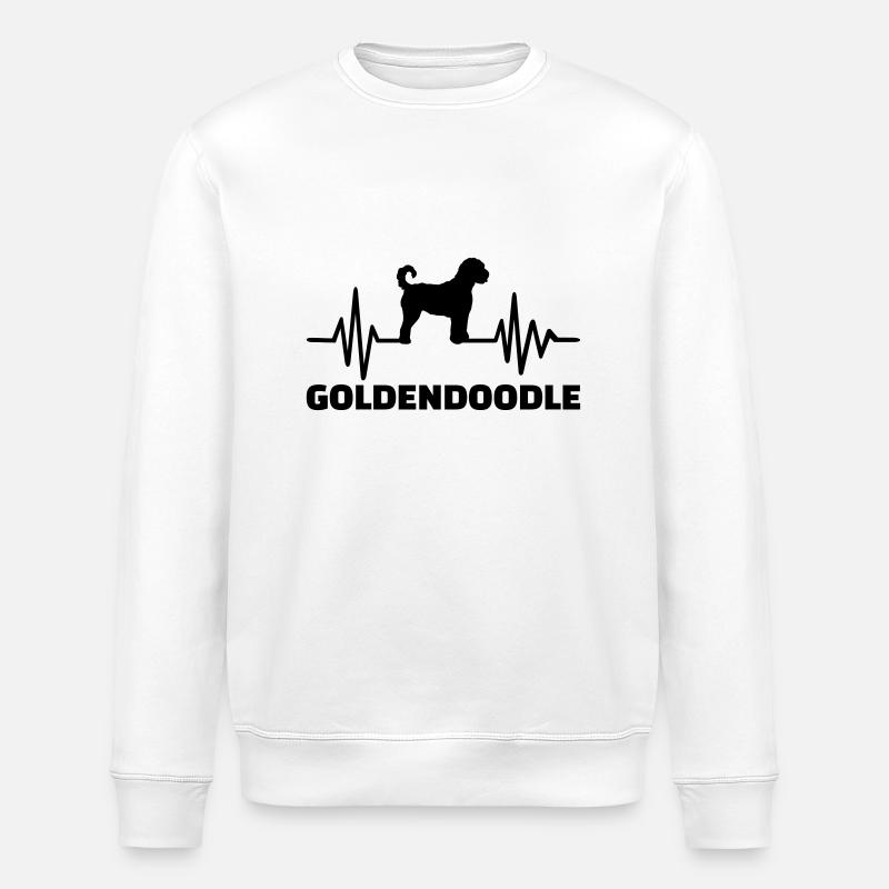Goldendoodle - Stanley/Stella Unisex Bio-Sweatshirt ROLLER - Weiß
