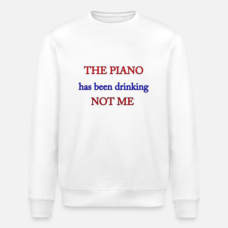 Piano 04 - Sweat bio ROLLER Stanley/Stella Unisexe - blanc
