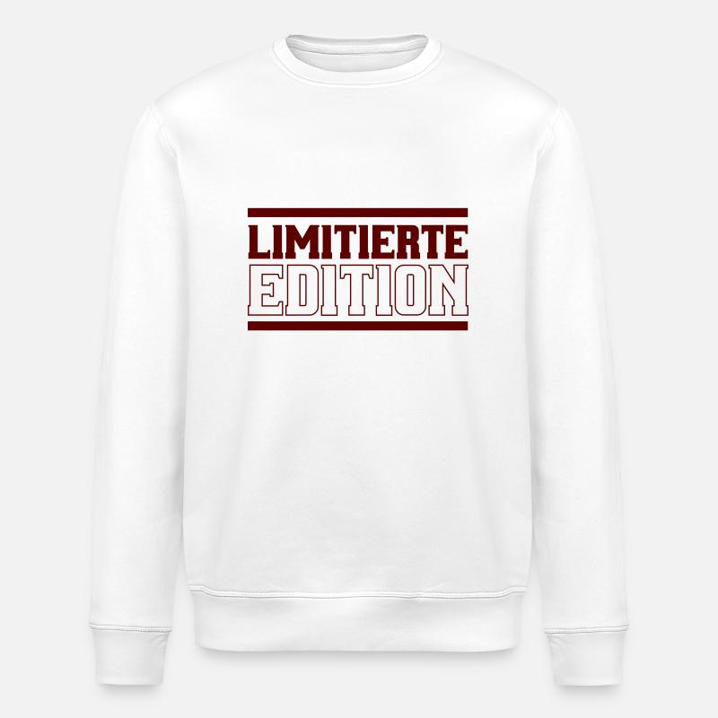 Limitierte Edition - Stanley/Stella Unisex Bio-Sweatshirt ROLLER - Weiß