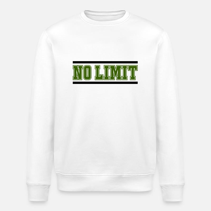 no limit - Stanley/Stella Unisex Bio-Sweatshirt ROLLER - Weiß