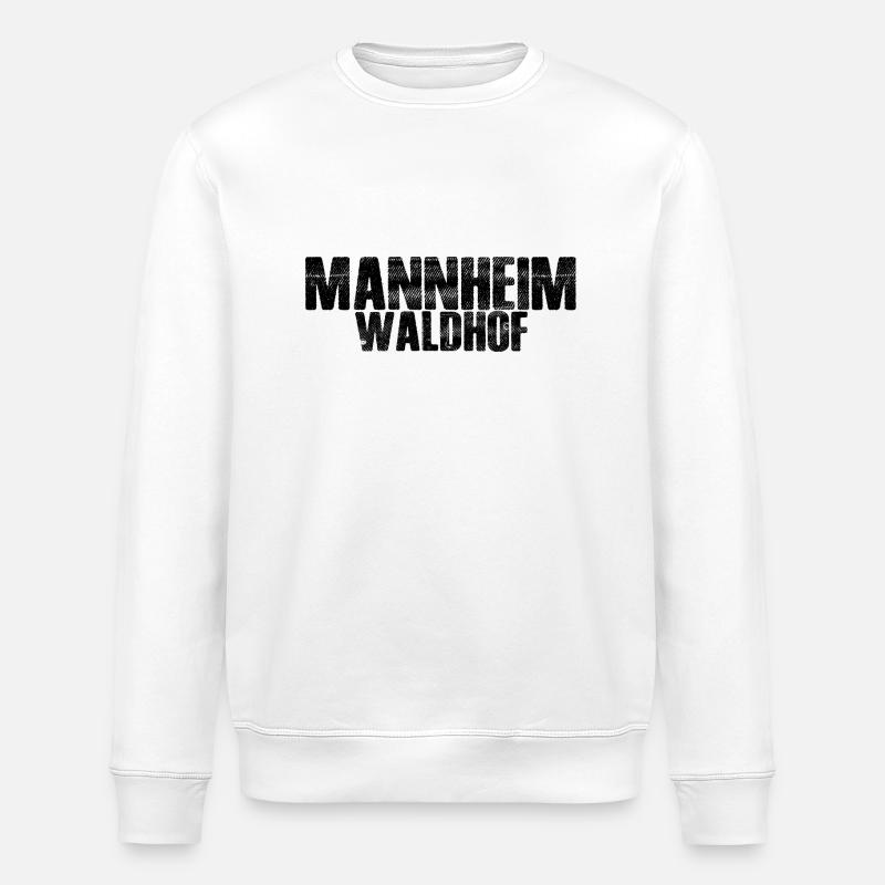 Mannheim Monnem Mannheimat - Sweat bio ROLLER Stanley/Stella Unisexe - blanc