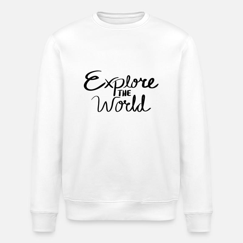Explore the World - Stanley/Stella Unisex Bio-Sweatshirt ROLLER - Weiß
