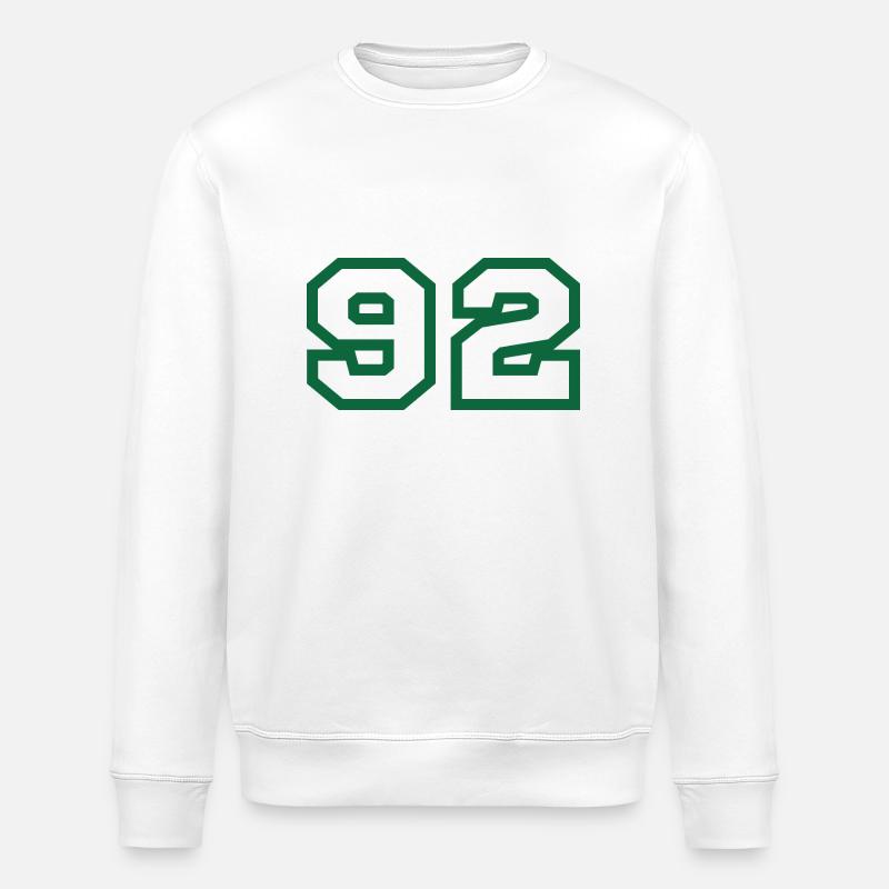 Numéro 92 sport - Sweat bio ROLLER Stanley/Stella Unisexe - blanc