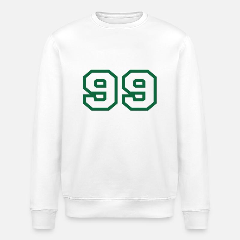 Numéro 99 sport - Sweat bio ROLLER Stanley/Stella Unisexe - blanc