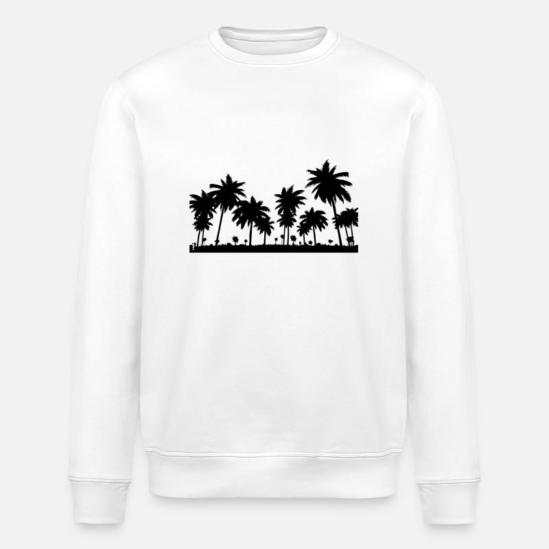 palmen - Stanley/Stella Unisex Bio-Sweatshirt ROLLER - Weiß
