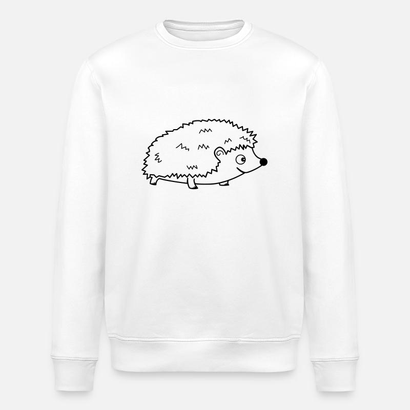 Hérisson 01 - Sweat bio ROLLER Stanley/Stella Unisexe - blanc