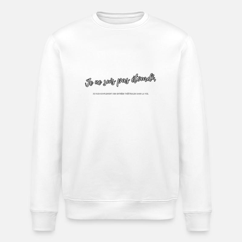 Dizzy - Stanley/Stella ROLLER Unisex Organic Sweatshirt - white