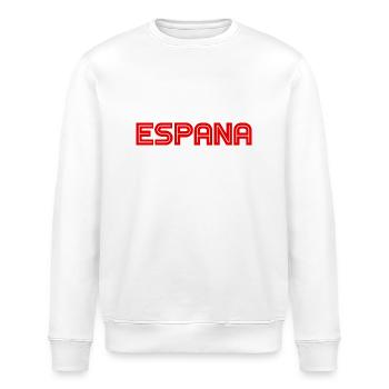 Espana - Spanien - Spain - Madrid - Barcelona - Stanley/Stella Unisex Bio-Sweatshirt ROLLER - Weiß - Vorne - Nik (191cm)