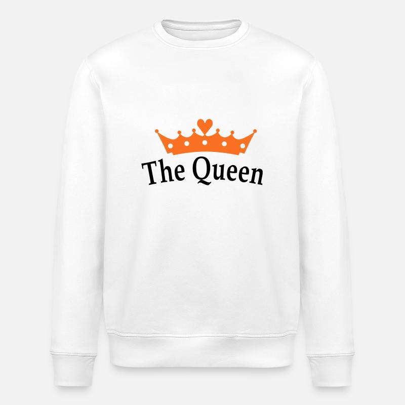 The Queen - Sweat bio ROLLER Stanley/Stella Unisexe - blanc