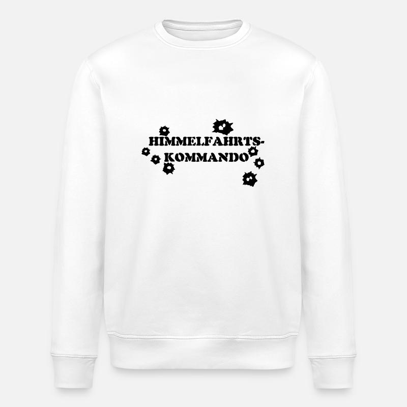 HIMMELFAHRTSKOMMANDO - Stanley/Stella Unisex Bio-Sweatshirt ROLLER - Weiß