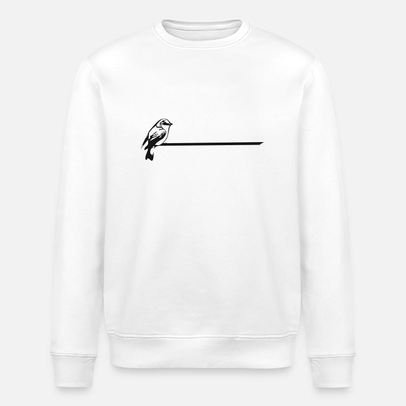Spatz - Stanley/Stella Unisex Bio-Sweatshirt ROLLER - Weiß