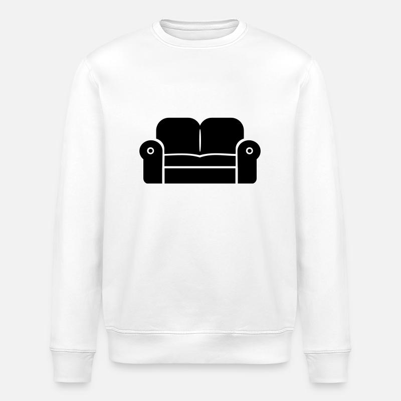 Sofa - divan - canapé - Sweat bio ROLLER Stanley/Stella Unisexe - blanc