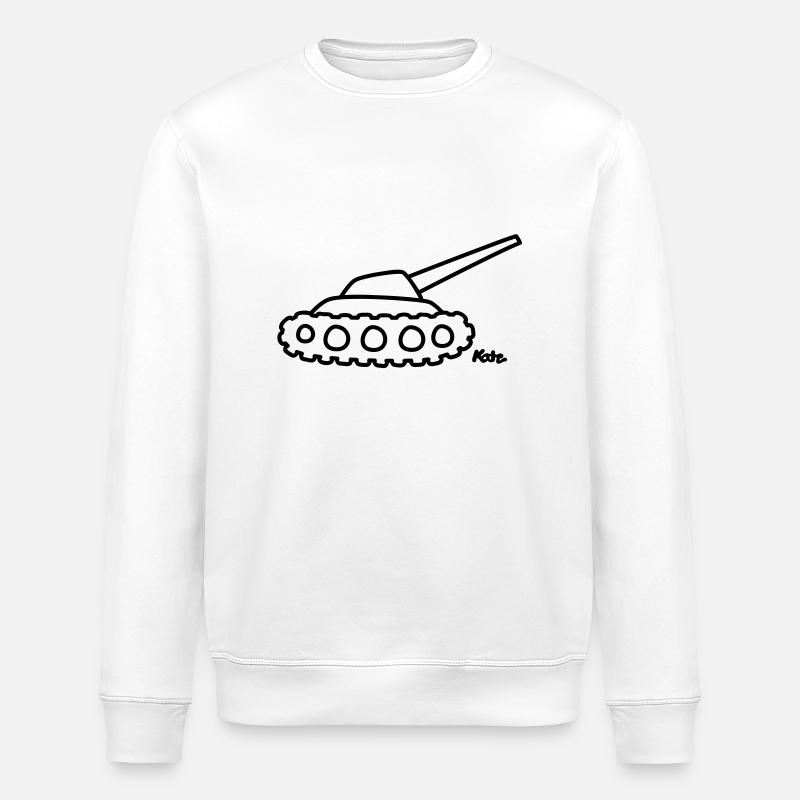 Panzer - Sweat bio ROLLER Stanley/Stella Unisexe - blanc