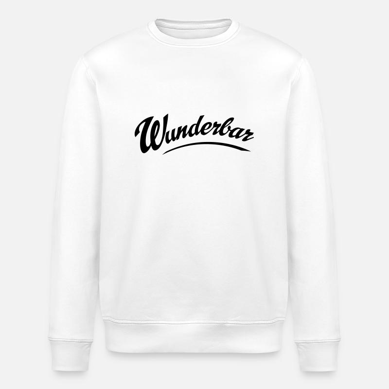 wunderbar - Stanley/Stella Unisex Bio-Sweatshirt ROLLER - Weiß
