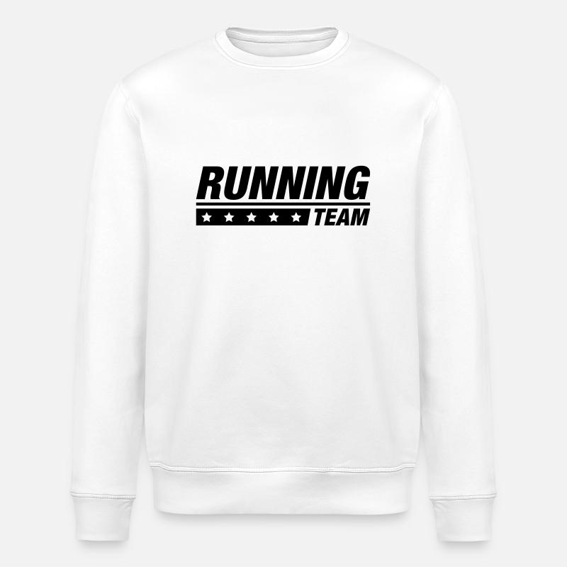 running_team_qa1 - Stanley/Stella ROLLER Unisex Organic Sweatshirt - white