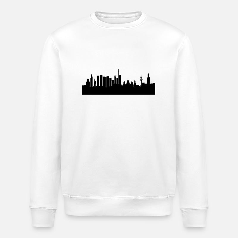 Frankfurt Skyline - Frankfurt Souvenirs - Stanley/Stella Unisex Bio-Sweatshirt ROLLER - Weiß