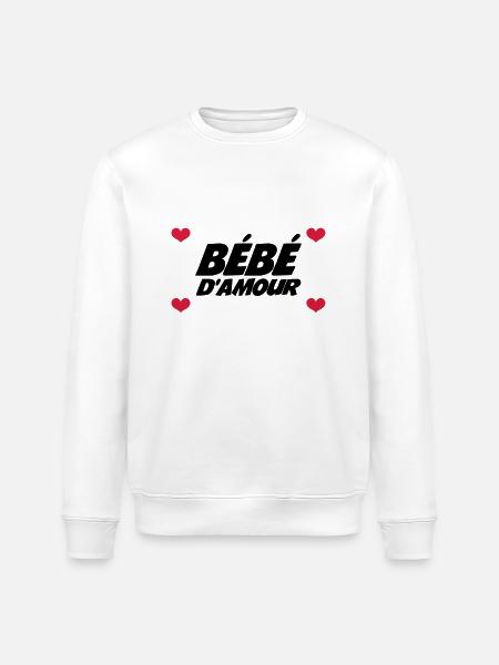 Bébé d'Amour - Sweat bio ROLLER Stanley/Stella Unisexe - blanc