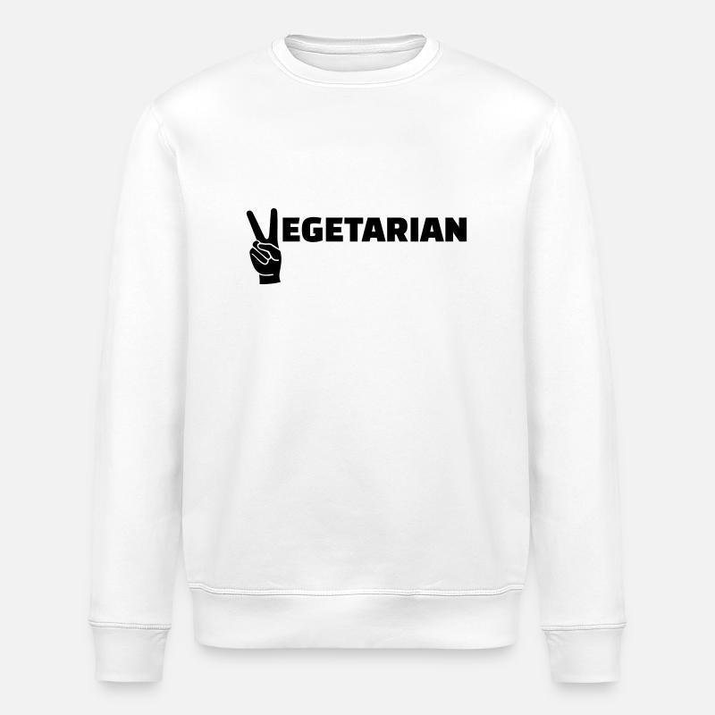 Vegetarian - Sweat bio ROLLER Stanley/Stella Unisexe - blanc