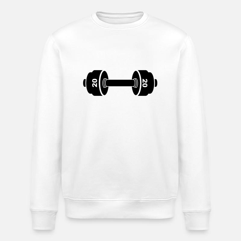 weights - Stanley/Stella ROLLER Unisex Organic Sweatshirt - white