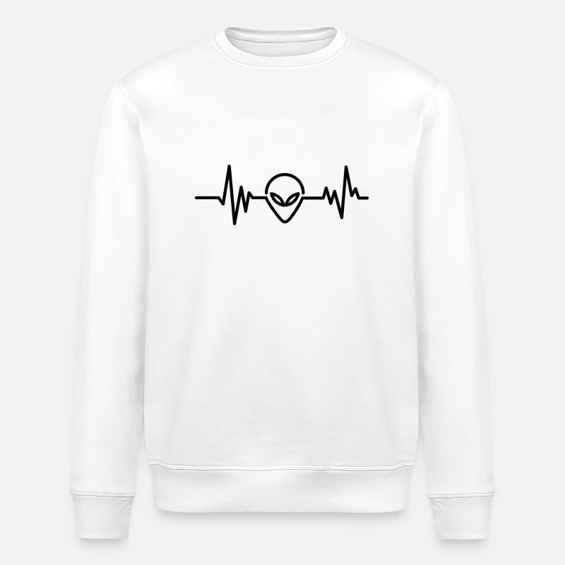 aliens - Sweat bio ROLLER Stanley/Stella Unisexe - blanc