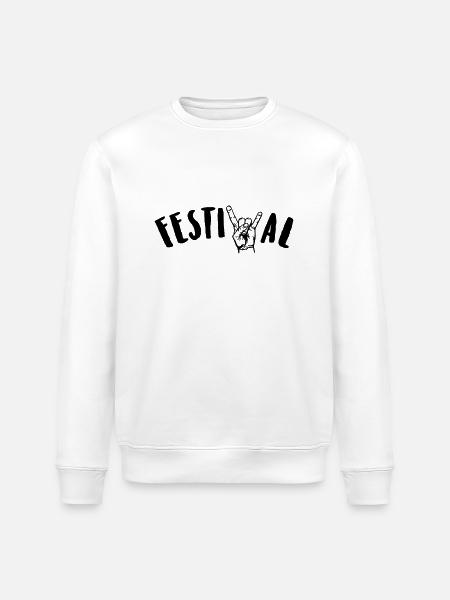 festival - Stanley/Stella Unisex Bio-Sweatshirt ROLLER - Weiß
