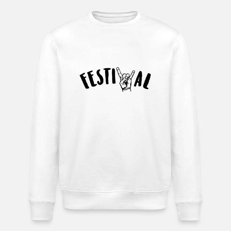 festival - Sweat bio ROLLER Stanley/Stella Unisexe - blanc