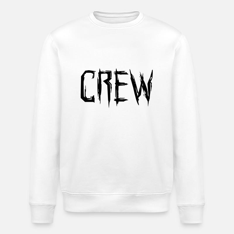 Crew Team Mannschaft - Stanley/Stella ROLLER Unisex Organic Sweatshirt - white
