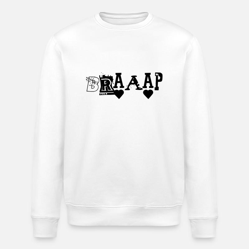 BRAAAP - Sweat bio ROLLER Stanley/Stella Unisexe - blanc