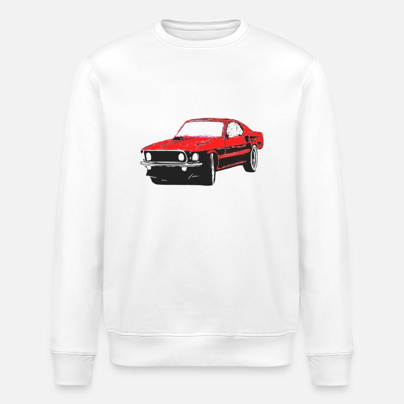 Auto - Stanley/Stella Unisex Bio-Sweatshirt ROLLER - Weiß