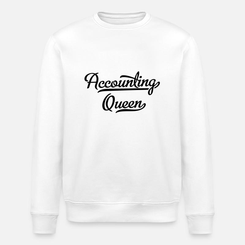 Bookkeeping - Stanley/Stella ROLLER Unisex Organic Sweatshirt - white