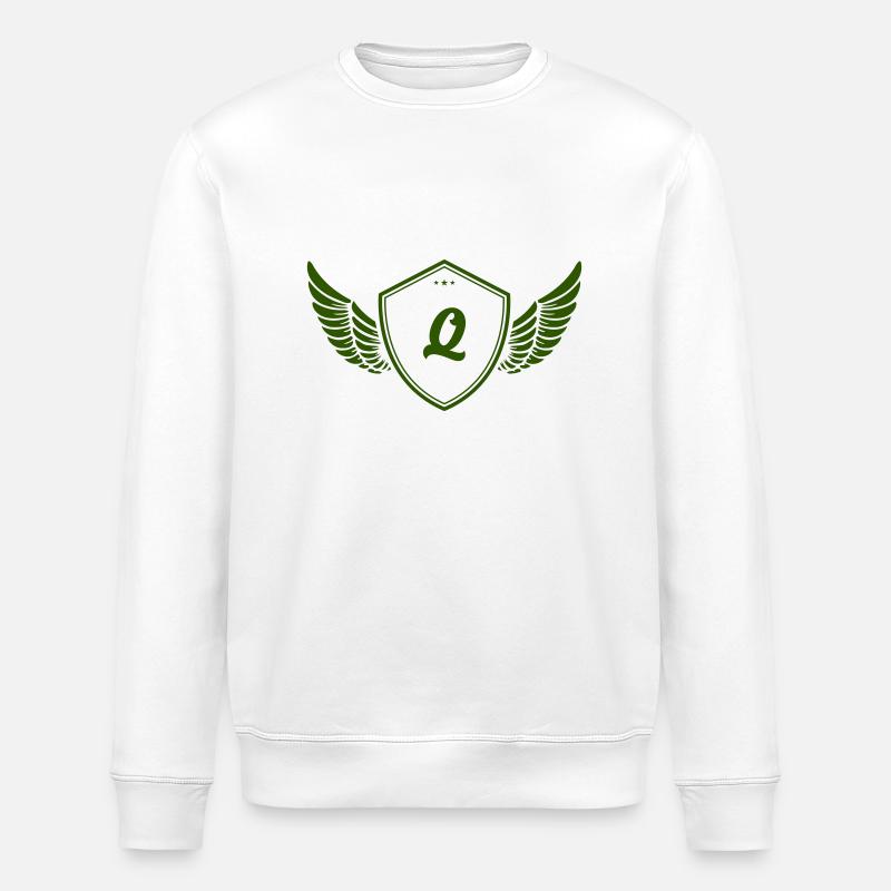 wappen Q - Stanley/Stella Unisex Bio-Sweatshirt ROLLER - Weiß