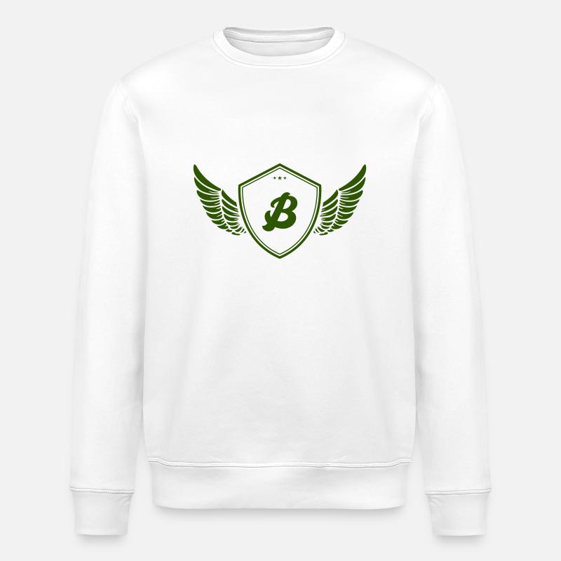 wappen b - Stanley/Stella Unisex Bio-Sweatshirt ROLLER - Weiß