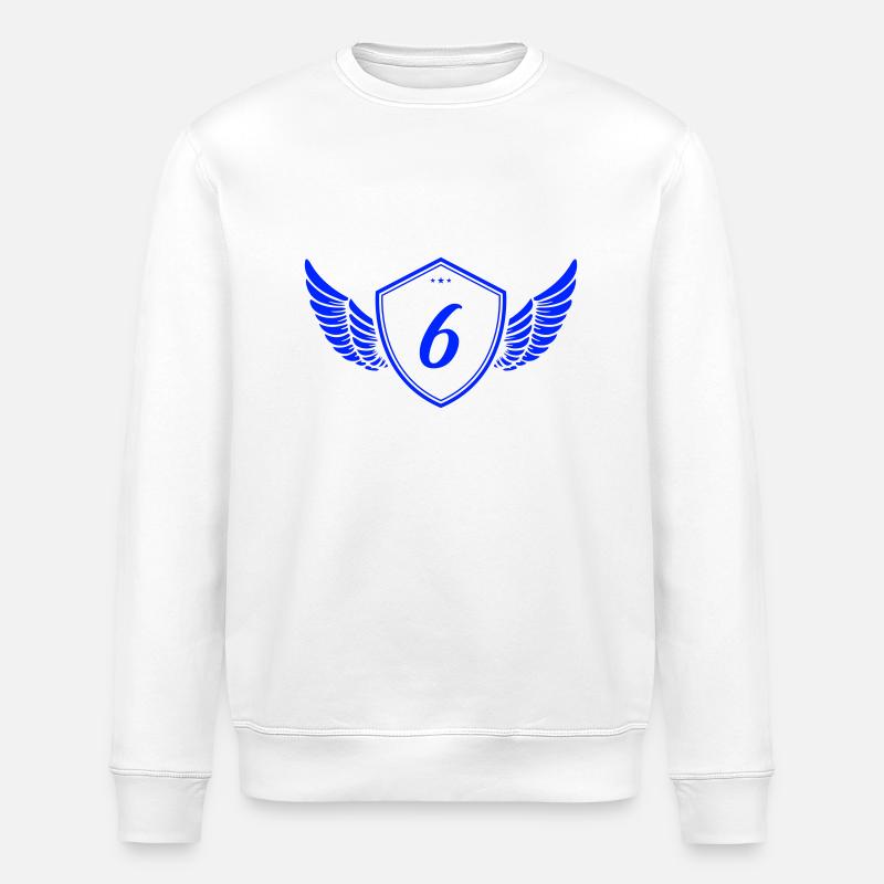 wappen 6 - Stanley/Stella Unisex Bio-Sweatshirt ROLLER - Weiß