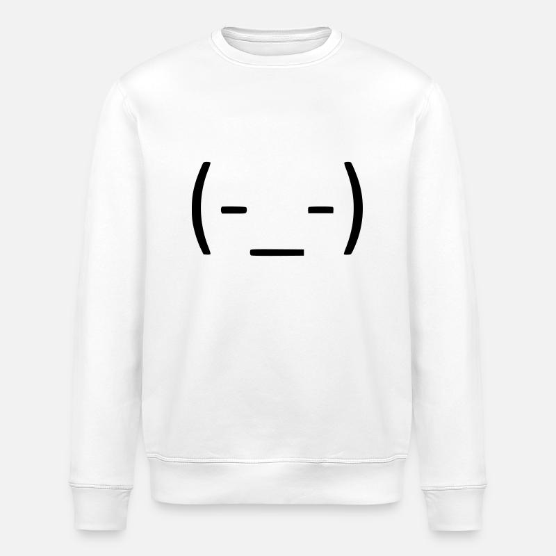 Just keep calm! 😑 - Stanley/Stella ROLLER Unisex Organic Sweatshirt - white