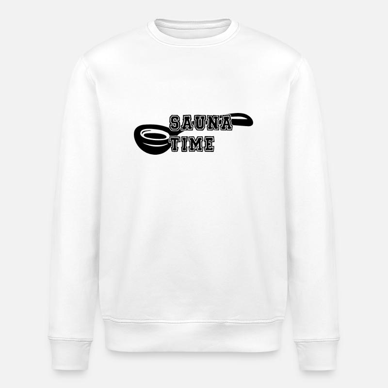 Sauna Wellness Spa - Stanley/Stella ROLLER Unisex Organic Sweatshirt - white