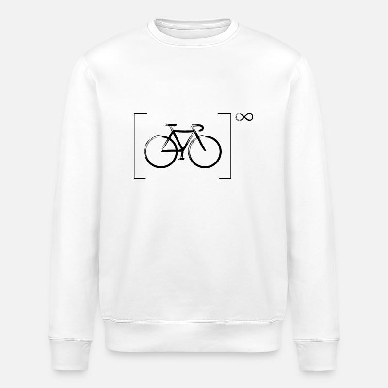 Infinit black - Stanley/Stella ROLLER Unisex Organic Sweatshirt - white