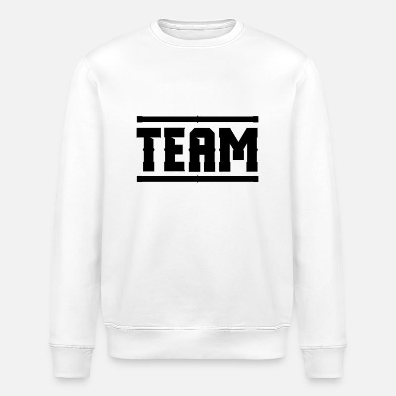 team - Stanley/Stella Unisex Bio-Sweatshirt ROLLER - Weiß