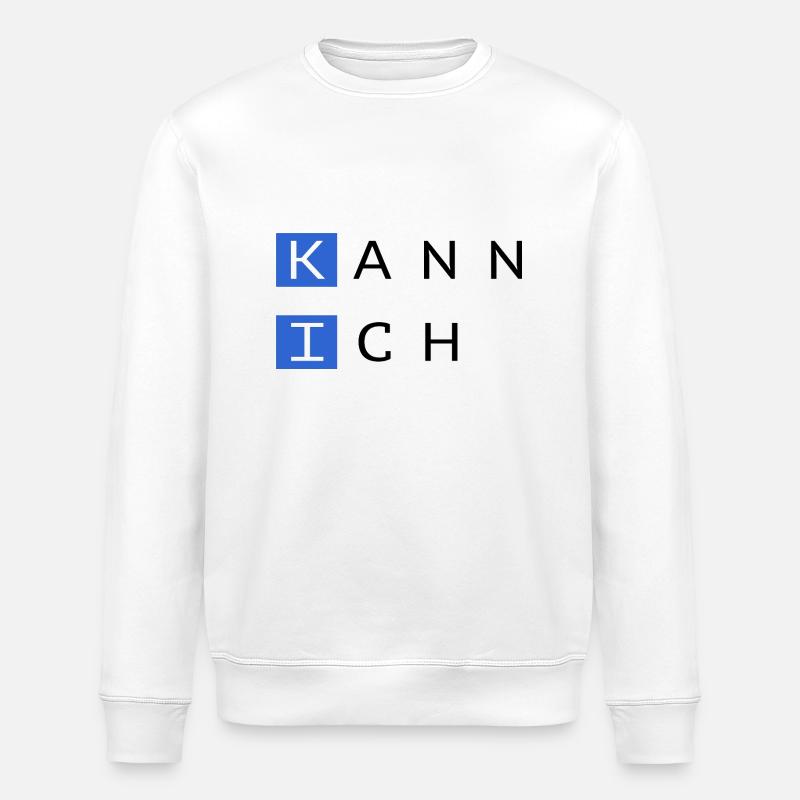 KI = Kann Ich - Stanley/Stella Unisex Bio-Sweatshirt ROLLER - Weiß