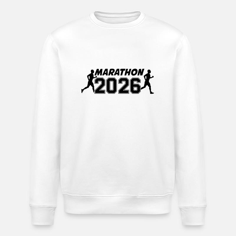 marathon 2026 - Stanley/Stella Unisex Bio-Sweatshirt ROLLER - Weiß