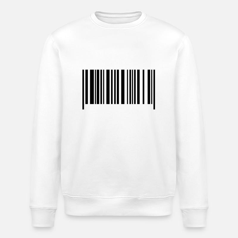 barcode - Sweat bio ROLLER Stanley/Stella Unisexe - blanc