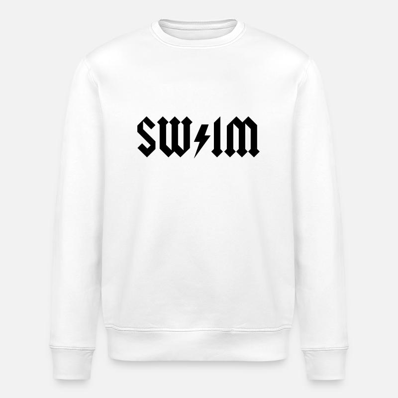 schwimmen - Sweat bio ROLLER Stanley/Stella Unisexe - blanc