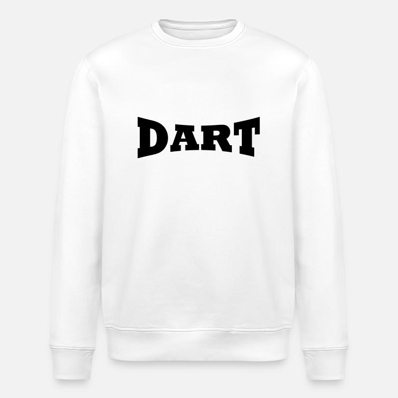 Dart Schriftzug - Stanley/Stella Unisex Bio-Sweatshirt ROLLER - Weiß