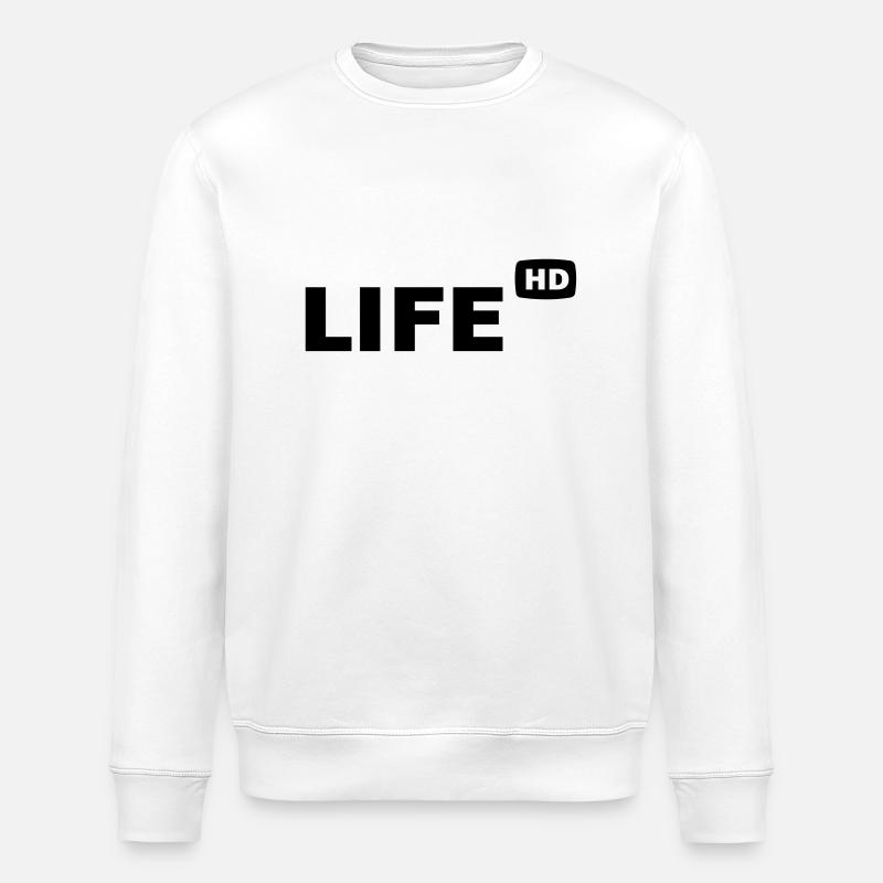 LIFE in HD - Stanley/Stella Unisex Bio-Sweatshirt ROLLER - Weiß