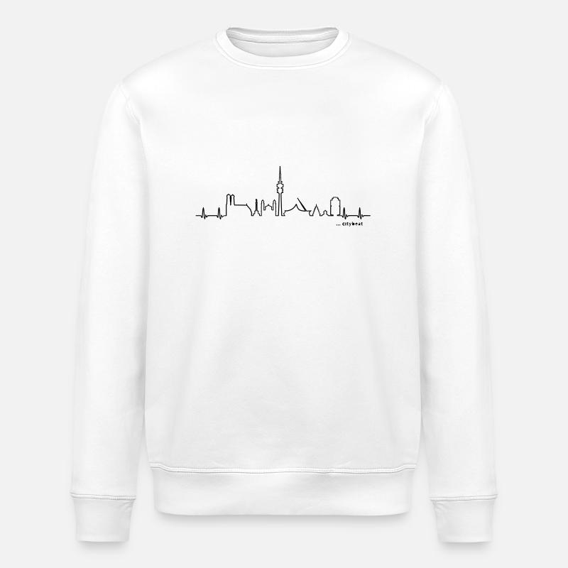 ...citybeat München - Stanley/Stella Unisex Bio-Sweatshirt ROLLER - Weiß