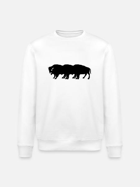 bisons - Sweat bio ROLLER Stanley/Stella Unisexe - blanc