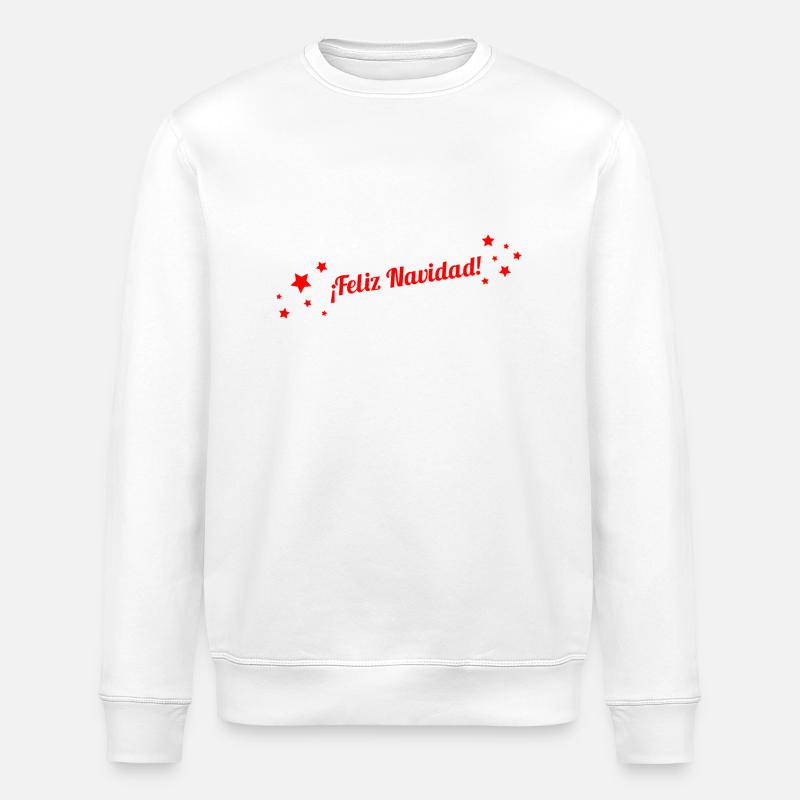 Feliz Navidad - Sweat bio ROLLER Stanley/Stella Unisexe - blanc
