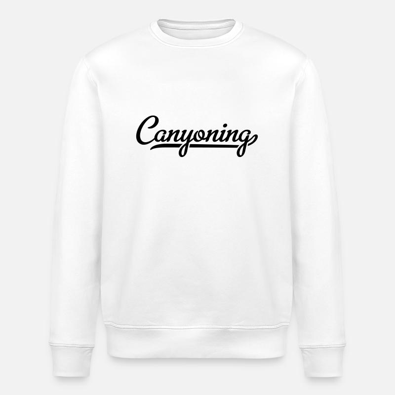 Canyoning - Stanley/Stella ROLLER Unisex Organic Sweatshirt - white